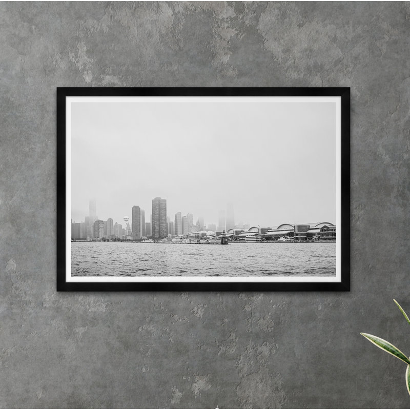 Navy Pier Fog Print by Tim Klein