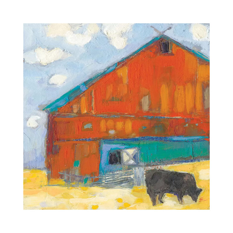 Schullsburg Barn by Sue Jachimiec - Wrapped Canvas Painting, 66.04 cm H x 66.04 cm W