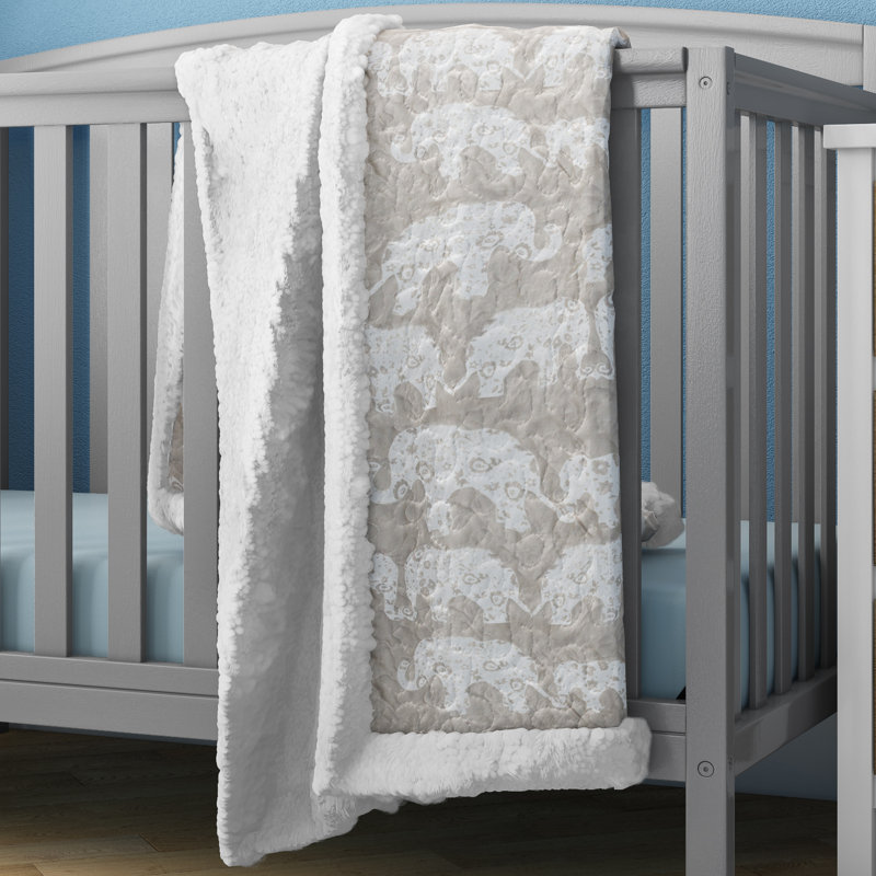 Elephant Parade Throw, Gray