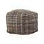 Pouf en tissu fabriqué à la main Koki