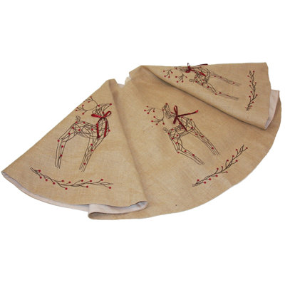 Johnone Burlap Tree Skirt