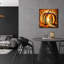  «Fall Landscape Pumpkin 1» par Rey Klimt, art mural en verre acrylique, 24 po x 24 po-430246773