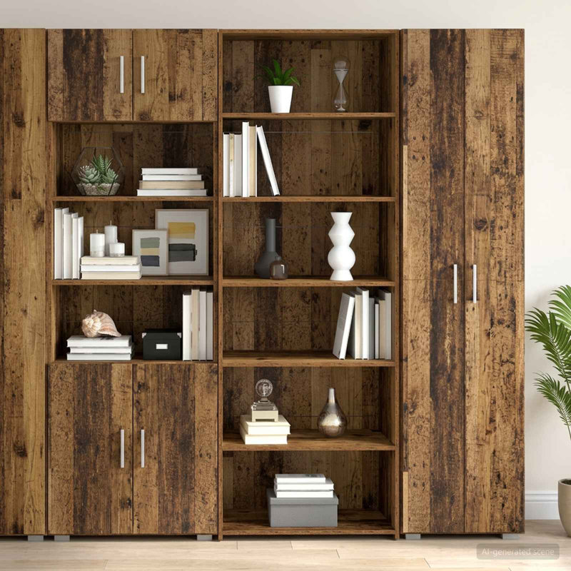 70 cm W Sideboard, Oak Wood