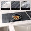 Tapis de séchage en pierre pliable pour comptoir de cuisine, tapis à vaisselle à séchage rapide, tampon absorbant l'eau 23,6 x 15,4 po