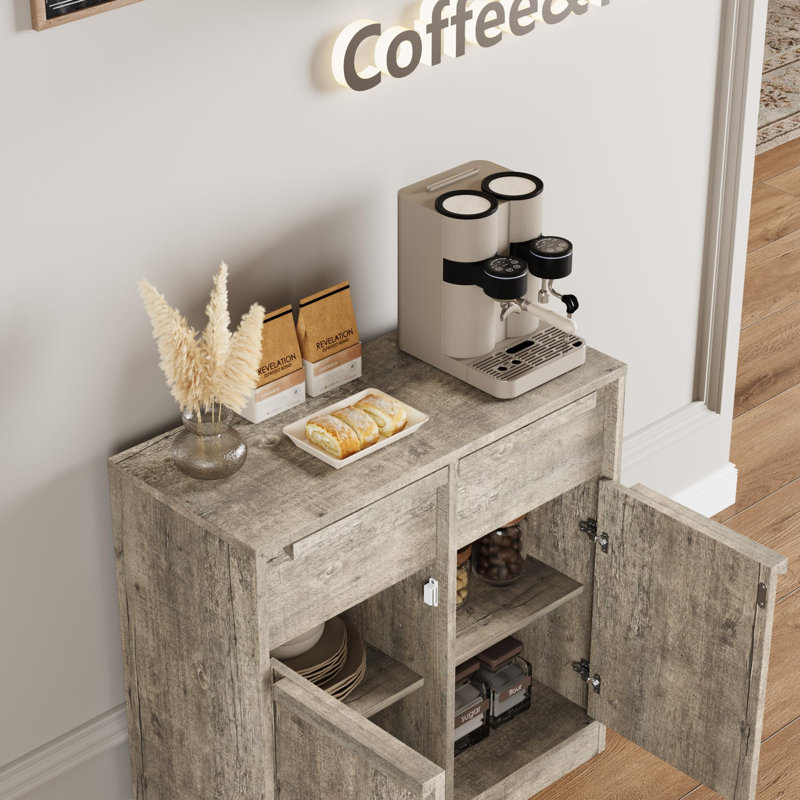 80cm Sideboard, Gray