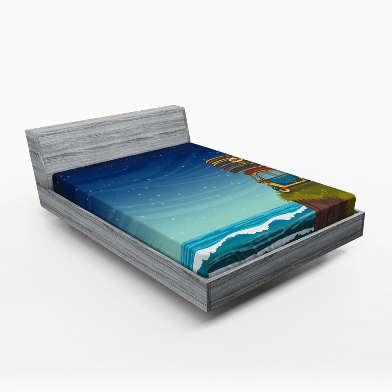 Ocean Microfiber Fitted Sheet, Full Fitted Sheet