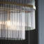 Geira 4lt Pendant light finished in Ant. Brass
