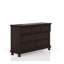 Commode sept tiroirs cerisier foncé