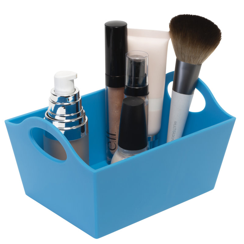 Kennedy Neon Rectangular Plastic Storage Baskets, Set of 5