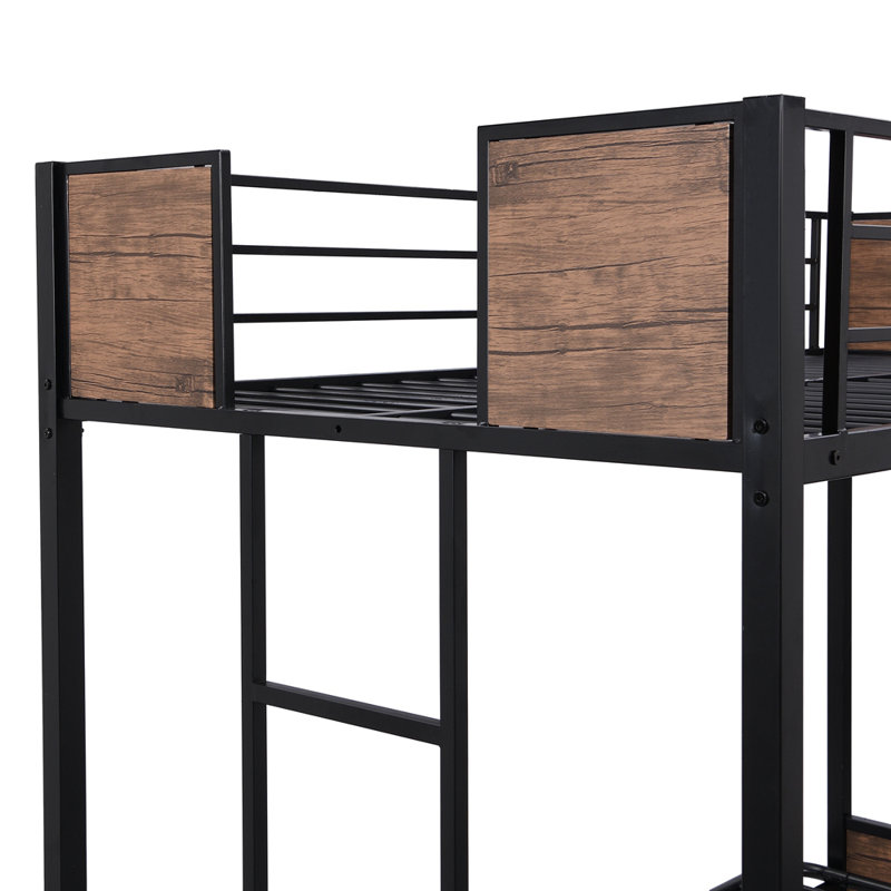 Lit superposé simple au dessus d'un lit double Quidnet par Mason & Marbles