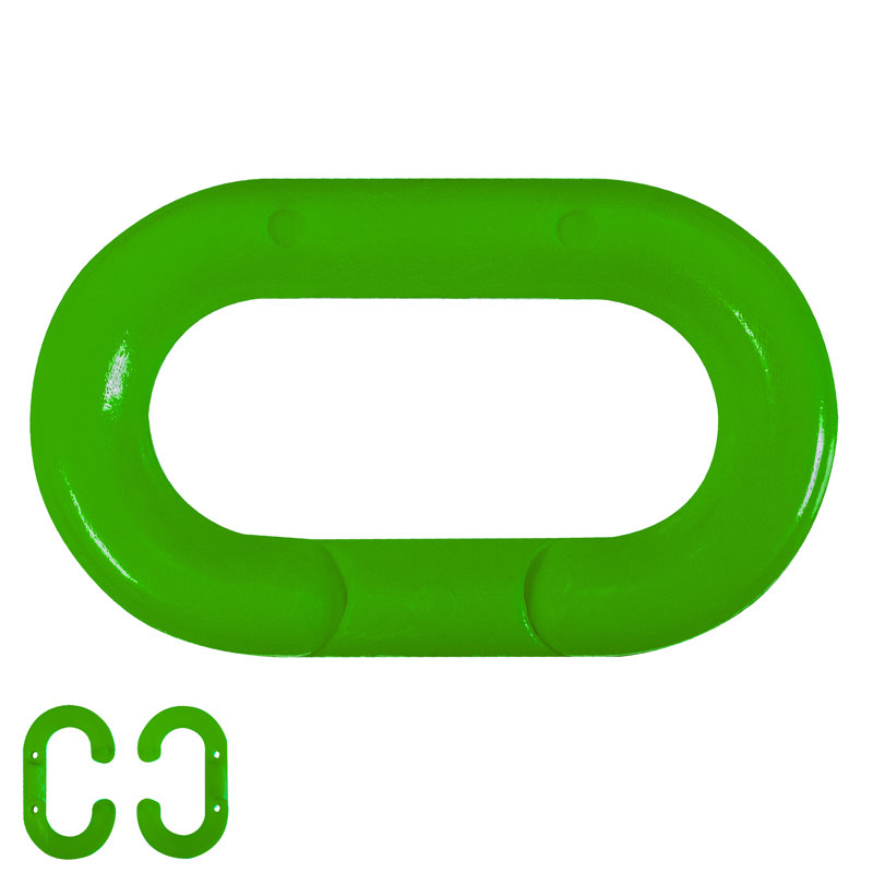 Maillon maître en plastique, Vert, H 1,96 po x l 20 po x P 0,24 po