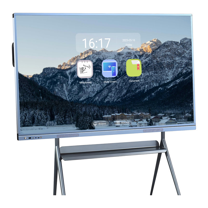 Tableau blanc numérique 75 pouces JYXCN, écran tactile tactile de 1 080p pour enseigner, présenter et organiser des réunions