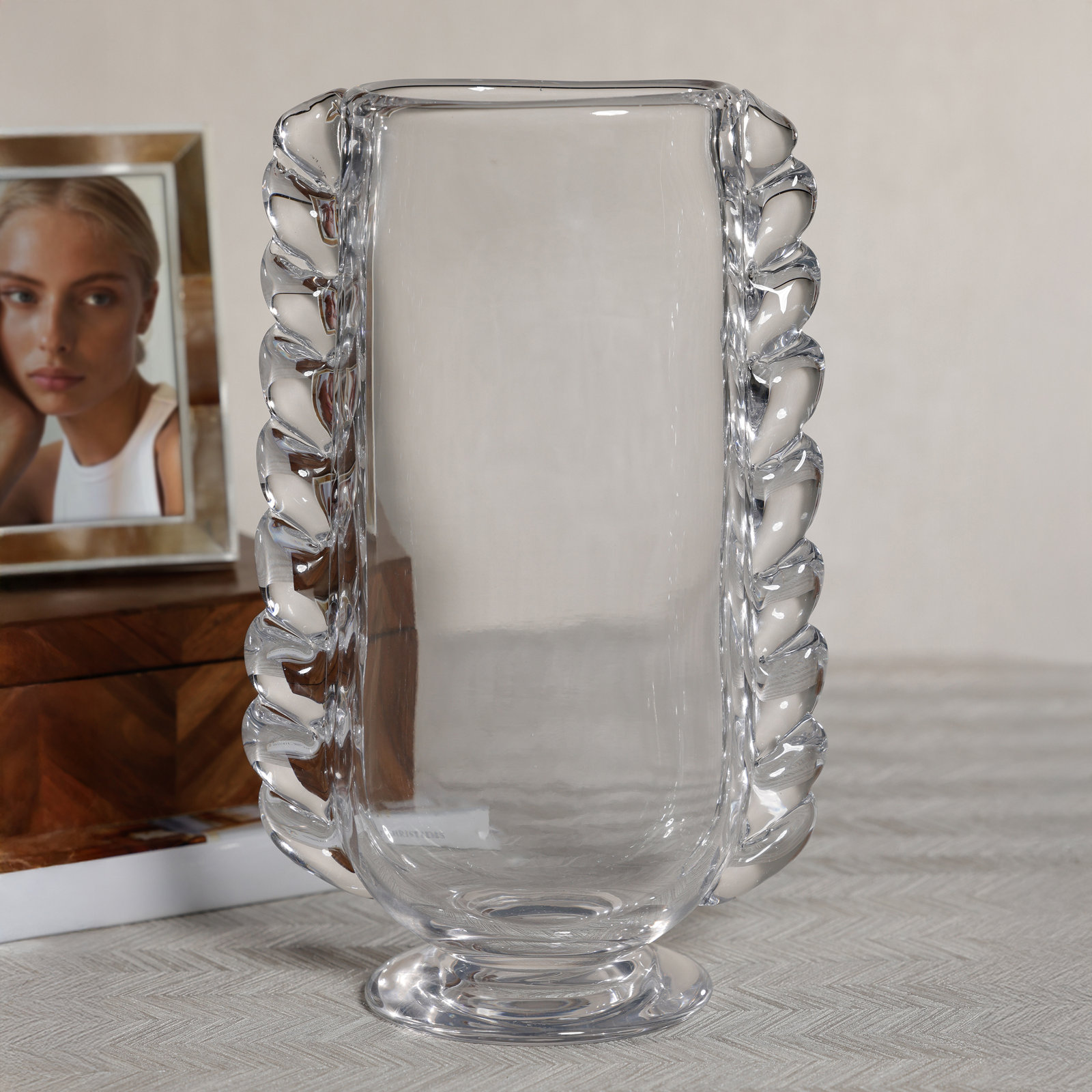 Glass Table Vase, Clear