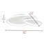 Hallsy 6000K LED White Finished Unique Design Dimmable Flush Mount Light