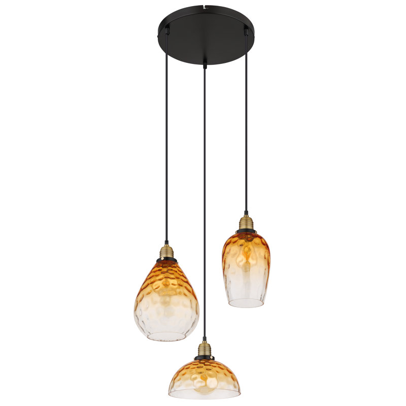 3 - Light Matte Black Pendant