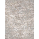 Contemporary Hand Knotted Abstract Area Rug
