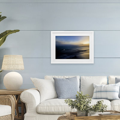 «Stormy Morning Seascape», reproduction encadrée sous verre, conception de Peter Dulis