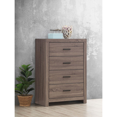 Commode de chambre 4 tiroirs Brantford