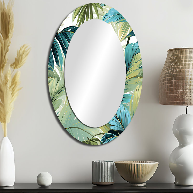 Miroir mural Palm Oasis, H 36 po x l 24 po