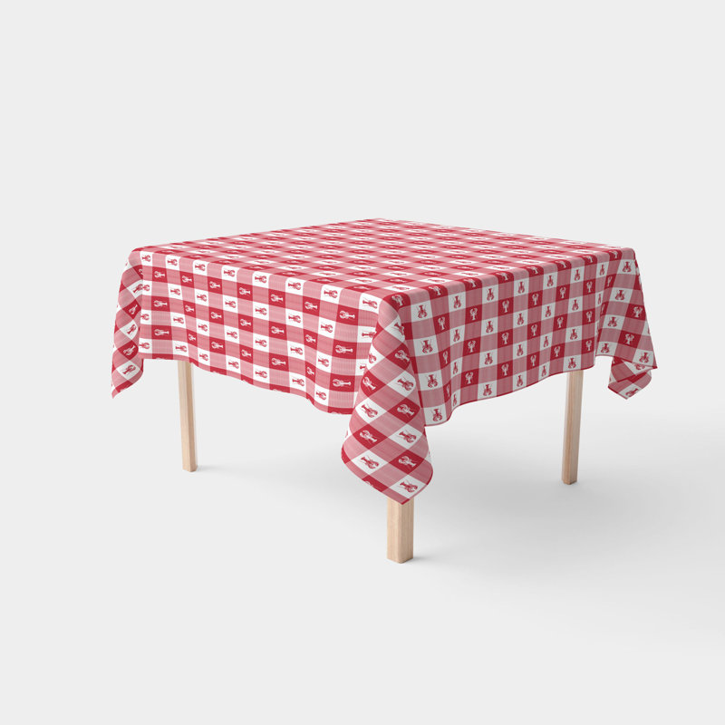 Michel Lobster Tablecloth, 60" x 60"