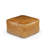 Brie Leather Pouf In Caramel-750515240