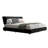 Upholstered Platform Bed Frame With Tufted Headboard