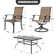 Ankita 6 - Person Metal Patio Dining Set with Rectangular Table
