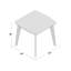 Table de bout moderne Manatuto