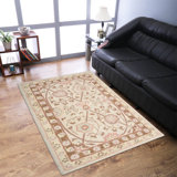 Skye HAND TUFTED WOOL ECO-FRIENDLY AREA RUGS - Cream Color | Oriental Design