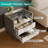 Situ Modern High Gloss Nightstand with Charging Station-1330339466