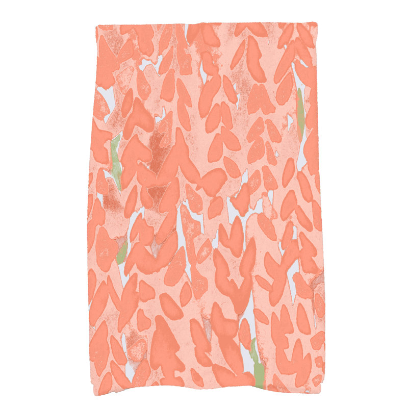 Torchon floral Flower Bell, Corail