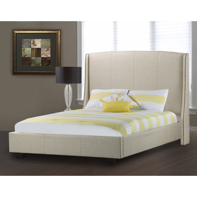 Lit plateforme tapissier Stonge