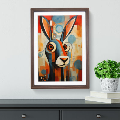 Hare Constructivism - Framed Print