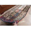 Tapis de couloir turc unique fait à la main à motif de patchwork floral pour une touche décorative exquise dans votre maison