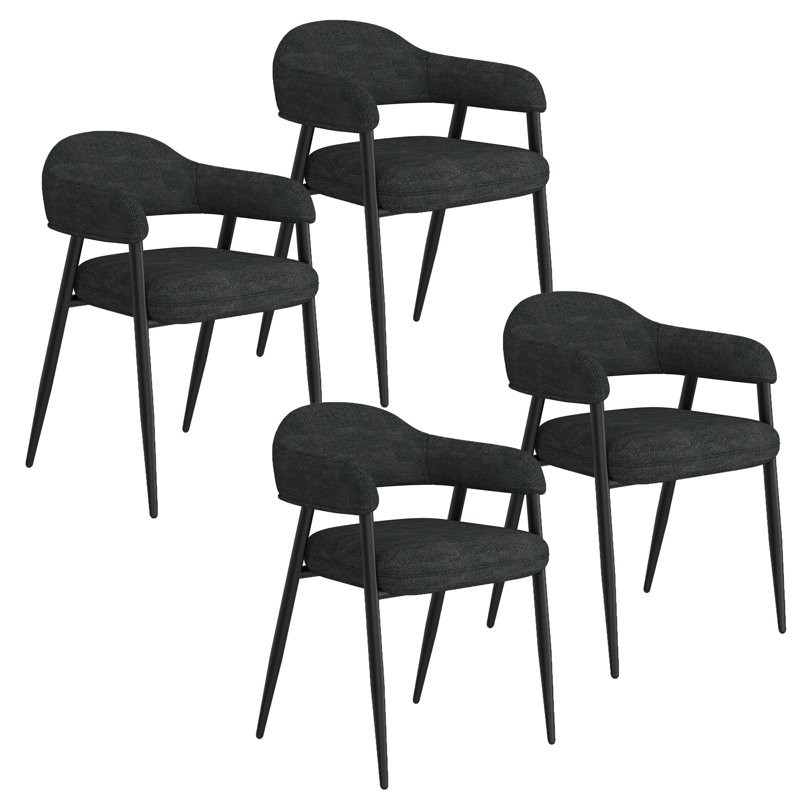 Chaise de salle à manger Chamblee, Gris
