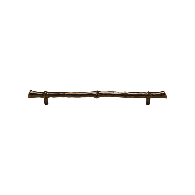 Bamboo Bar / Handle Pull, Silicon Bronze Rust