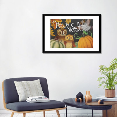 « harvest hibou iv », reproduction d’impression sur toile tendue