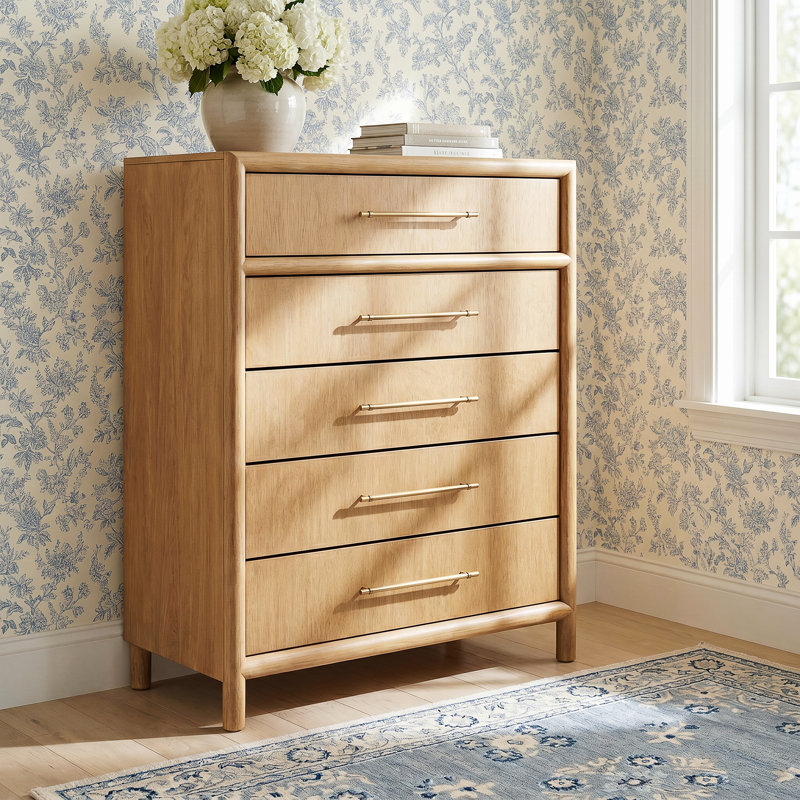 40 " W 5 - Drawer Dresser, Natural