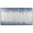 Canvas Movement Inspired Abstract Blue Framed Wall Art with White Textured Accents