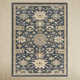 Arden Floral Handmade Tufted Wool Navy/Brown/Light Beige Area Rug