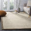 Tapis brun / beige en laine touffeté à la main Furr-1520618315