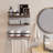 Purefoy 3 Piece Floating Shelf with Towel Bar-364588345