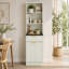 Armoire de rangement Staley haute et étroite à cannelures avec compartiment à ordures dissimulé et dispositif anti-basculement-1853565040