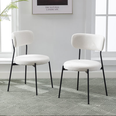 Chaise d'appoint Brayam Boucle