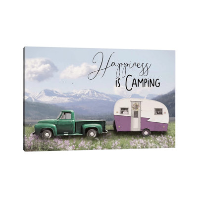 Spring Camping I by Lori Deiter - Wrapped Canvas Print