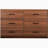 6-Drawer Dresser with Large Fabric Drawers, Walnut