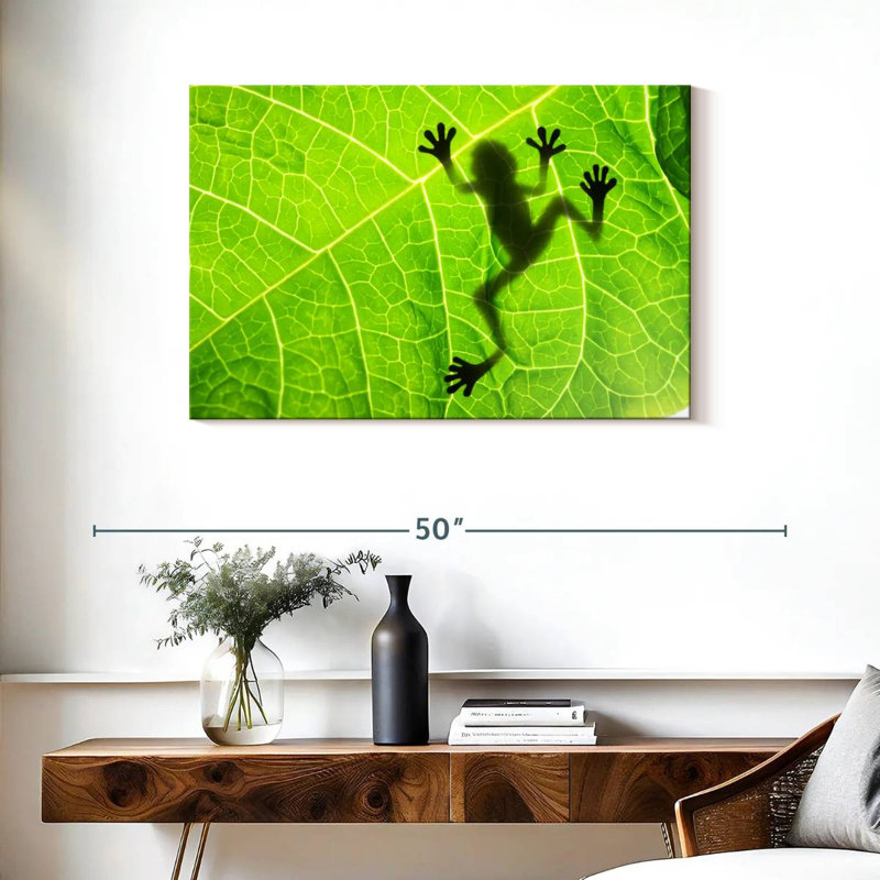 Brampt Frog Leaf Shadow, 24" H x 36" W