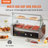 VEVOR Hot Dog Roller with Glass Lid