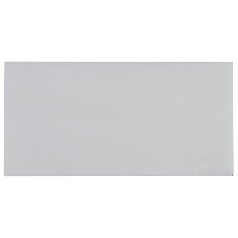 Marble Collection 6" x 3" Lightly Polished Natural Stone Field Tile in Contempo White