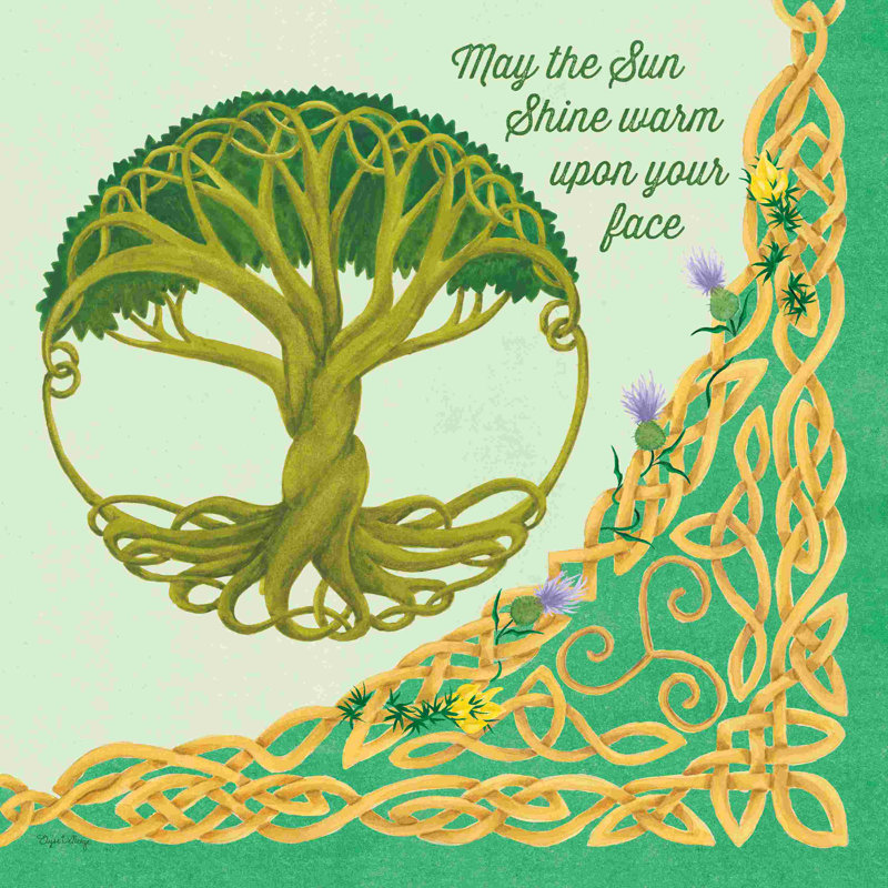 " Celtic Charm IV " by Elyse DeNeige, 12" H x 12" W